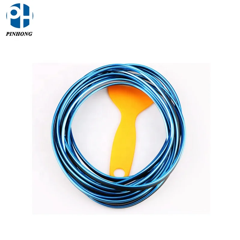 5M Car Van InteriorRed Point Edge Gap Door Panel Accessories Molding Line