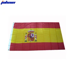 Hot Selling Outdoor 3*5ft stock cheap Espana Spanish Spain Flag