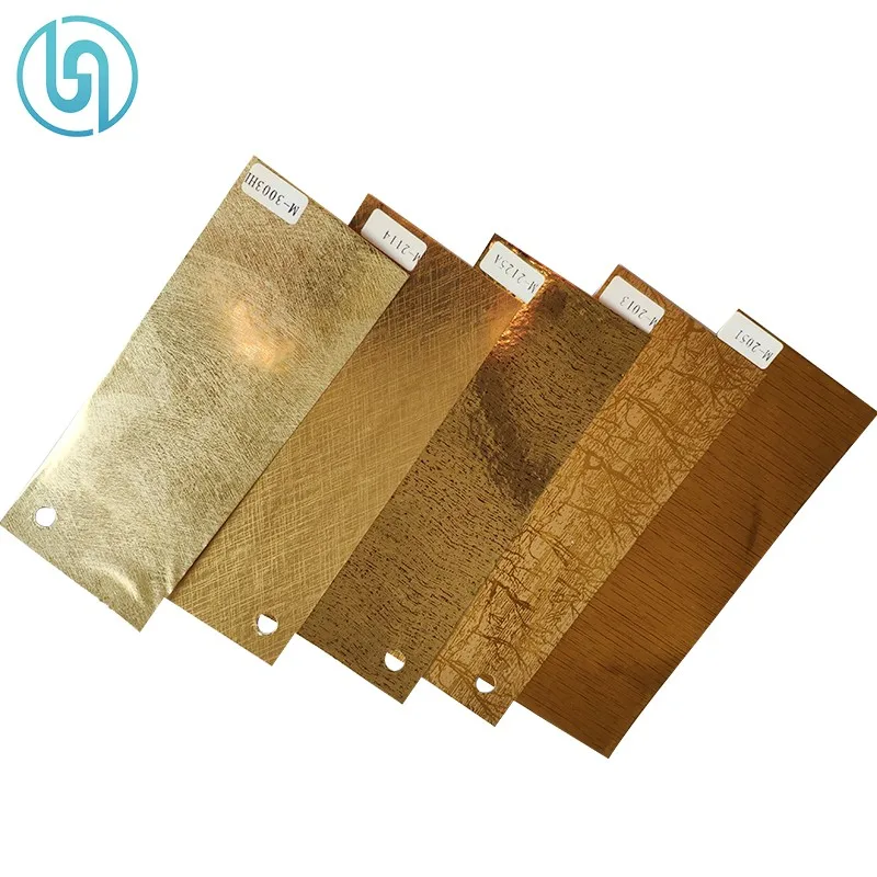 
Metallic Gold Silver Hot Stamping Printing Foil For PS Photo Frame Moulding Profile 