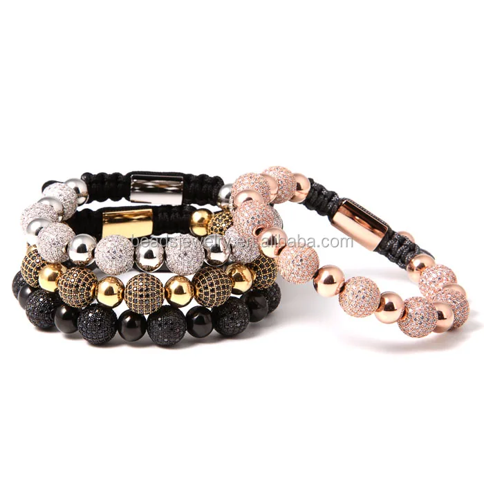
Popular Upscale Gold Jewelry Designs Dubai Gold Color Bangle Black Rope Chain 