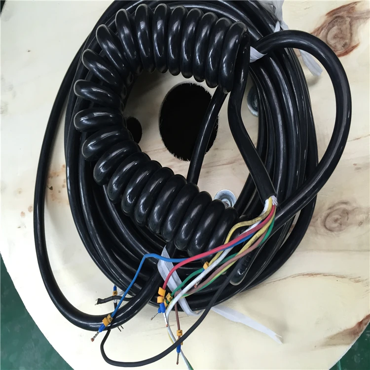 Индивидуальные пу спиральный кабель спиральный кабель для авиационные работы платформы