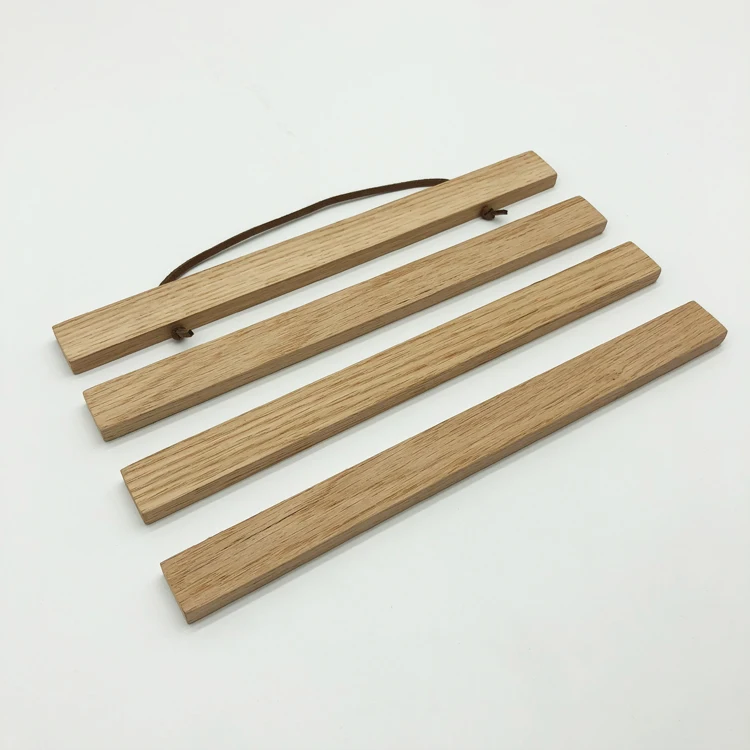Solid Oak Hanger Bars With Strong Magnetic Grips Designed To Work With Any Poster Print Photographs Or Even Fabrics