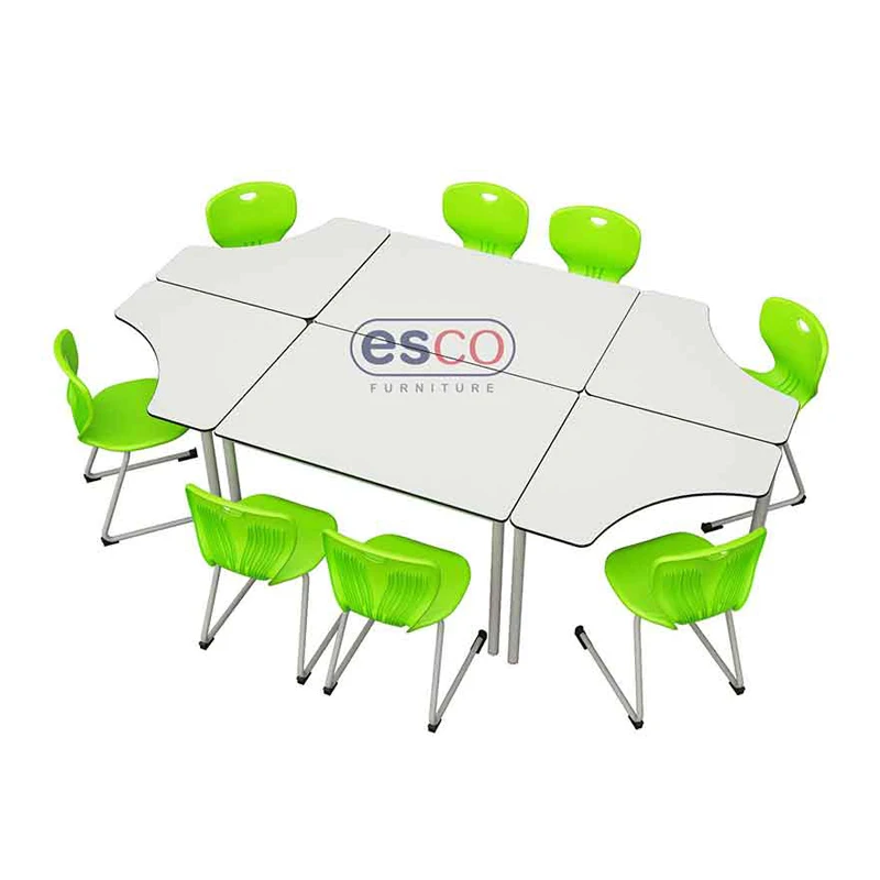 Flexus Old school furniture student table and chair for project