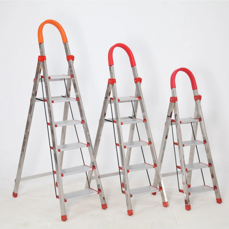 Indoor muti use 4 steps alu ladder for sale