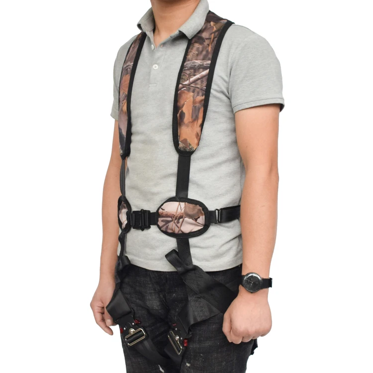 Heavy Duty Outdoor Camo Hunter Safety Harness for Climbing