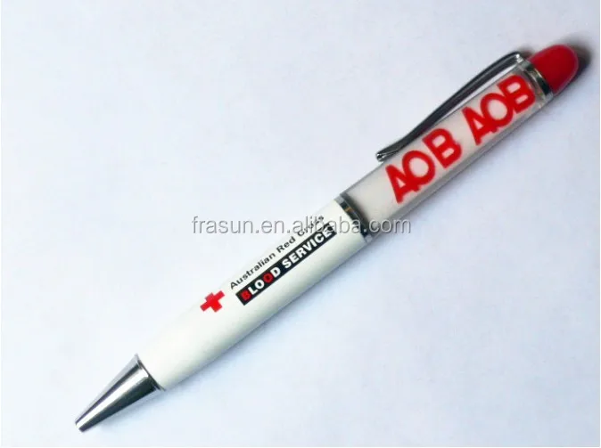 China factory wholesale novelty liquid floating pen/promotional liquid floating pen/liquid floating pen