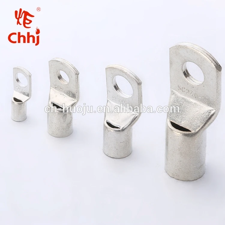 One or Double Holes Copper  Aluminum  Bi-Metal Compression Types Terminal Cable  Lug