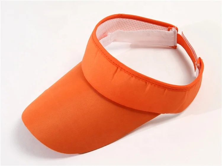 Union promotion customized cotton design your own cheap sun visors hat