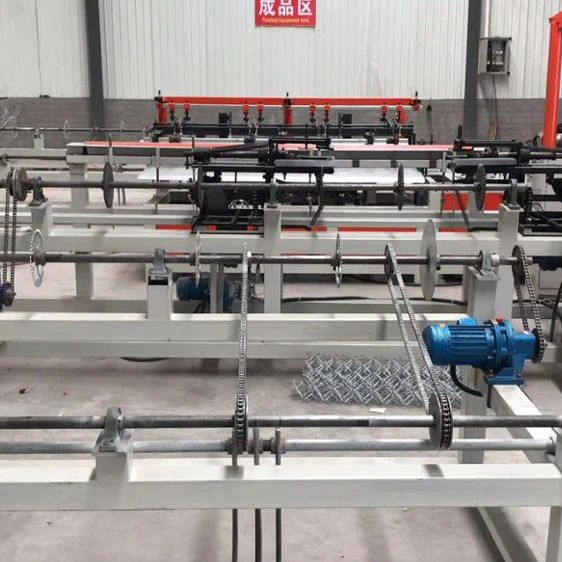 Fully Automatic Single Wire Mesh Making Chain Link Fence Machine For Sale