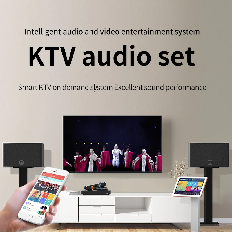  Китай производство развлечения ktv аудио набор 12-дюймовые динамик семья гостиная голос караоке музыкальный автомат Система домашнего