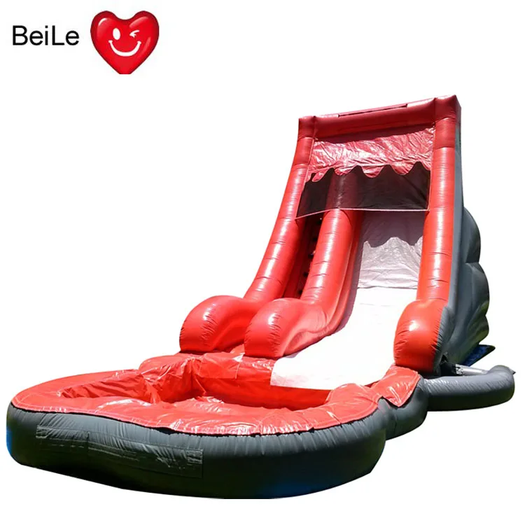 Забавная надувная горка для плавательного бассейна в холодной воде