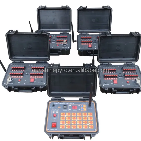 Fireworks Pyrotechnic Firing System Transmitter Receiver 96 Channels Fire Equipment