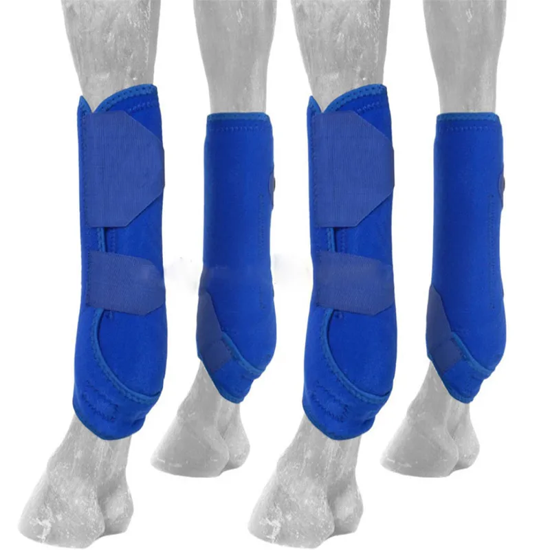Оптовая продажа, неопреновые спортивные ботинки для лошадей, неопреновые защитные ботинки для ног лошади