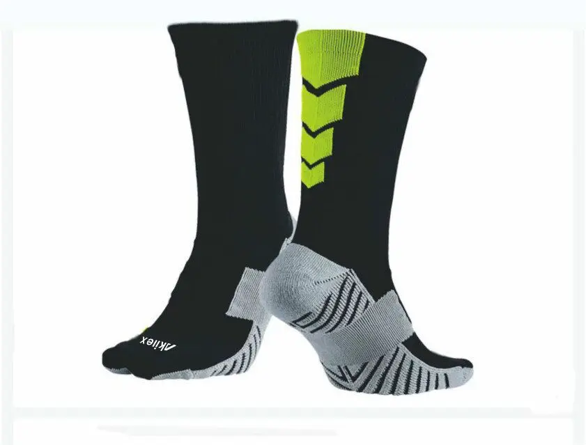 Akilex High quality custom logo sport crew running basketball socks with low MOQ
