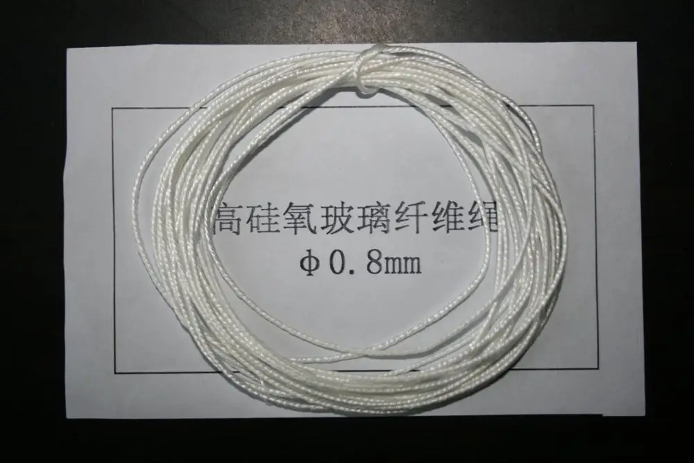 
High Silica Fiberglass Yarn High Silica Fiberglass Thread Fireproof gasket rope seal 