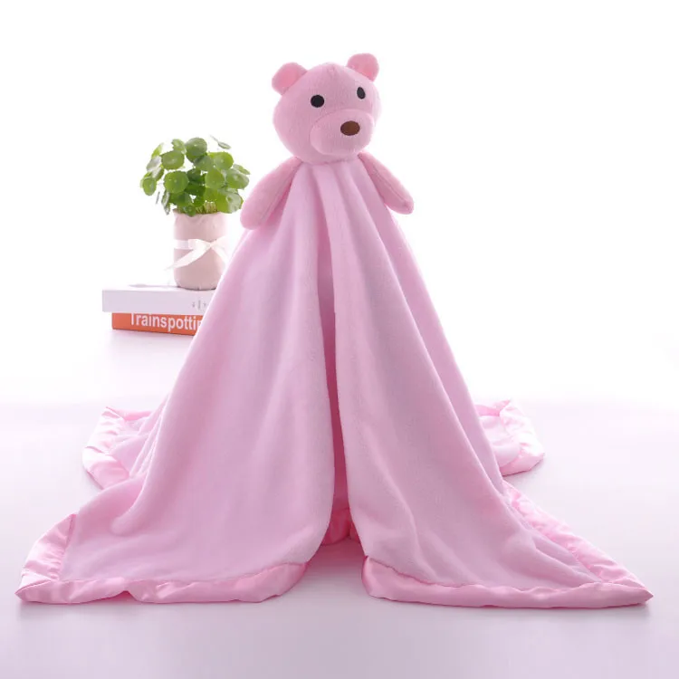 
Cute Bear Unicorn Teething Soother Blanket, Soft Plush Security Kids Baby Blanket, Stuffed Animal Toy  (62014341953)