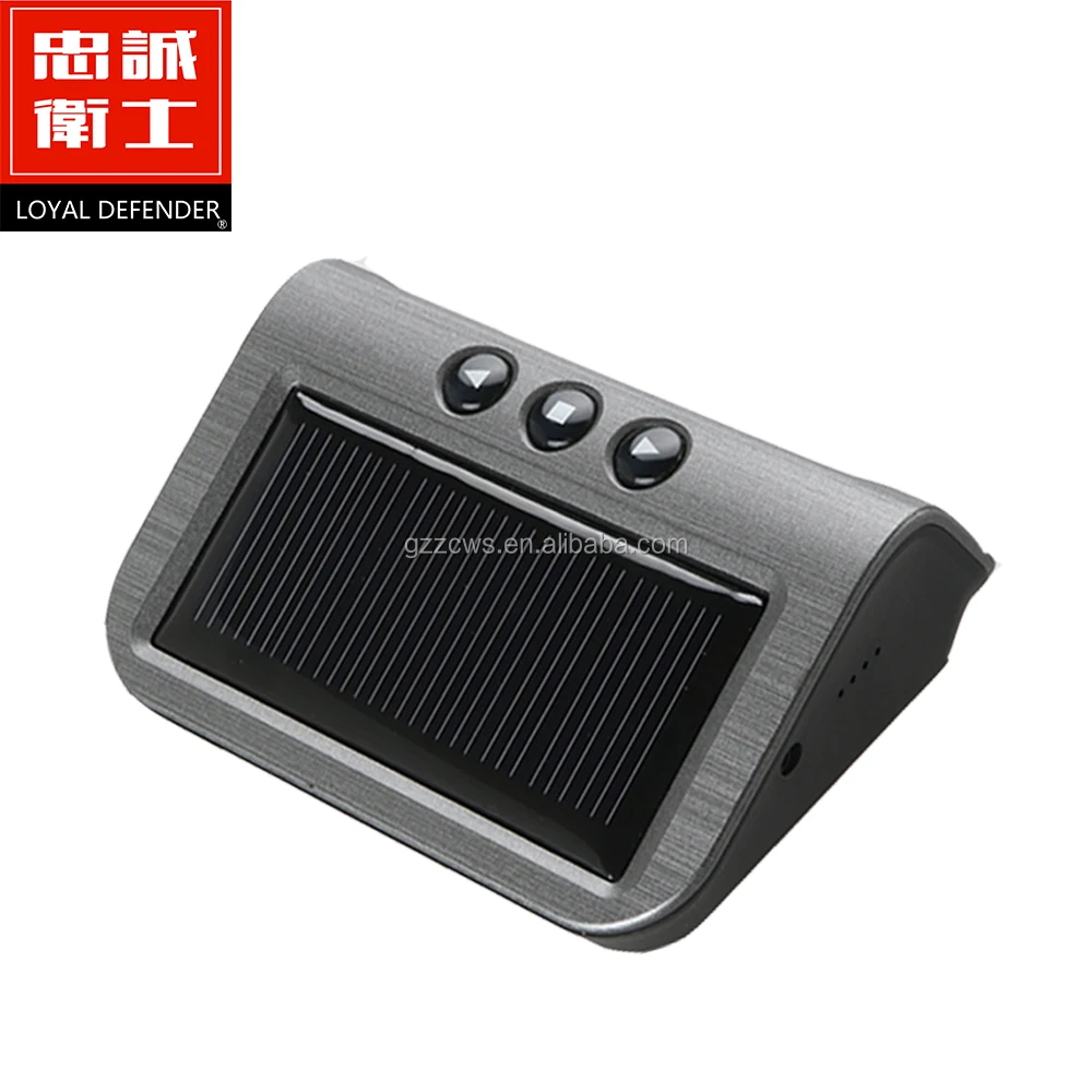 Car TPMS tire pressure monitoring system internal & external sensor power solar TPMS tyre gauge