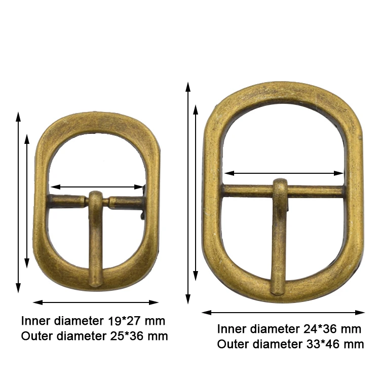 wholesale zinc alloy antique brass belt buckle for bag belt accessory