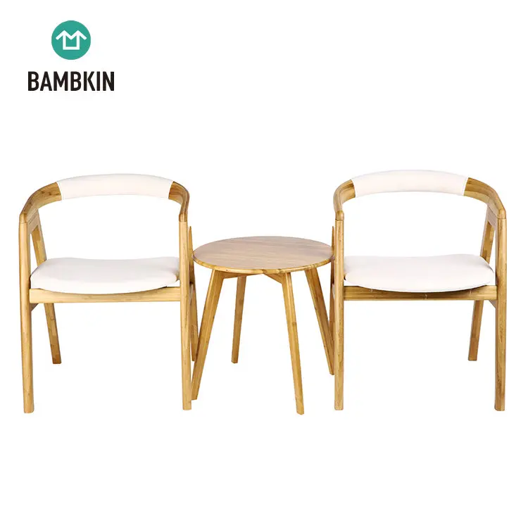 BAMBKIN Bamboo Modern style living room furniture houseware bamboo coffee table chair for living room garden manufacturer