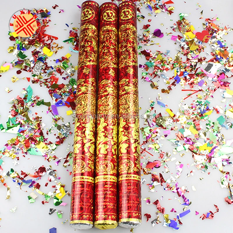 Toy Firework30cm Rose Petal Party Popper and Firecrackers