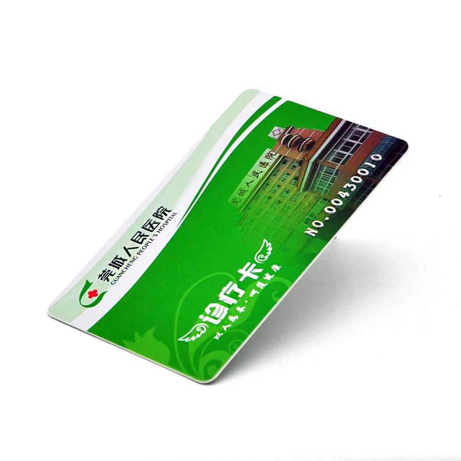 High Quality Offset Printing Loco/Hico Magnetic Stripe Hospital Clinic Plastic Health PVC Card
