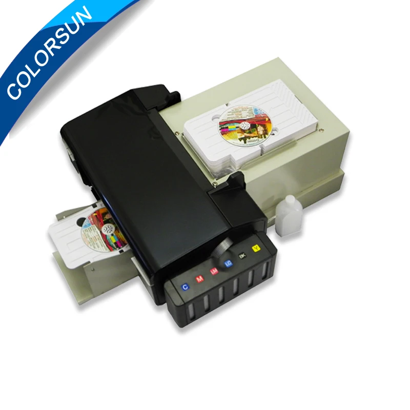 Automatic CD printer for Epson L800 inkjet CD DVD printing machine with 51pcs CD tray free