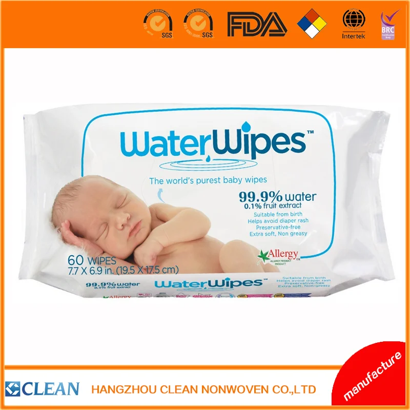 
Wholesale Babies Age Group 99.9% Pure water wet wipes baby 