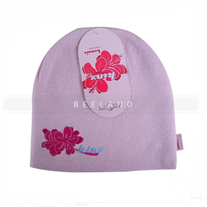 Hot selling baby funky beanie embroidery knitted hat