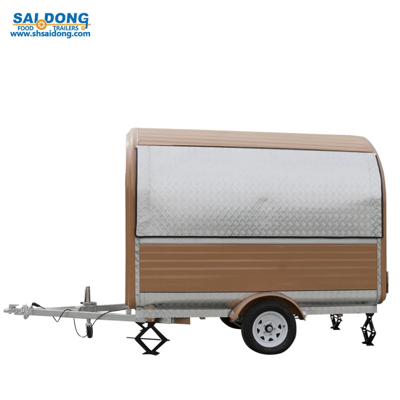 Popular design mobile food cart/food wagon/remorque food truck