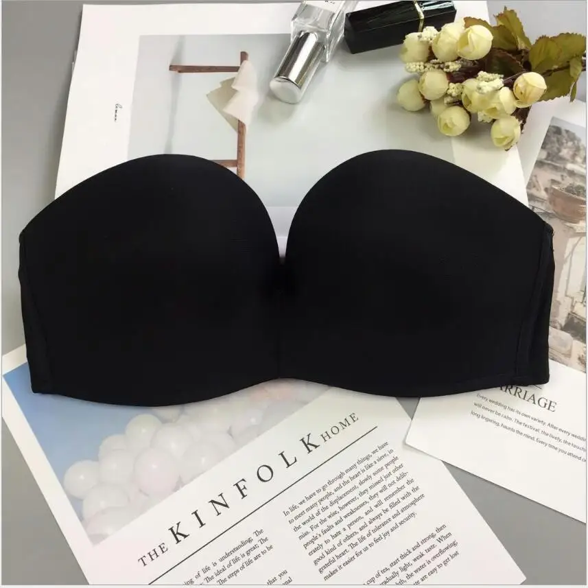 
Yiwu factory wholesale high quality pop invisible stepless bra for girls 