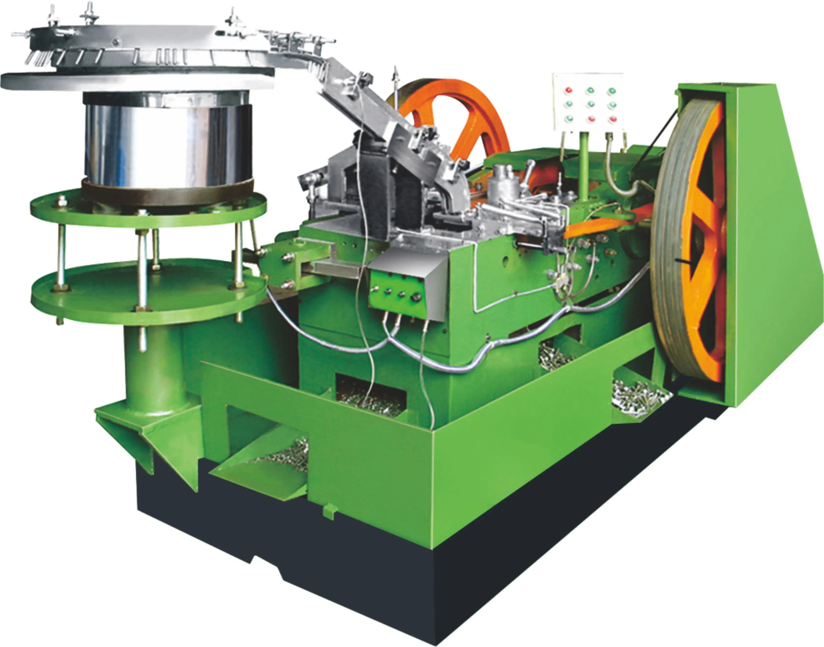 Large-sized hexagonal bolts edge cutting trimming machine
