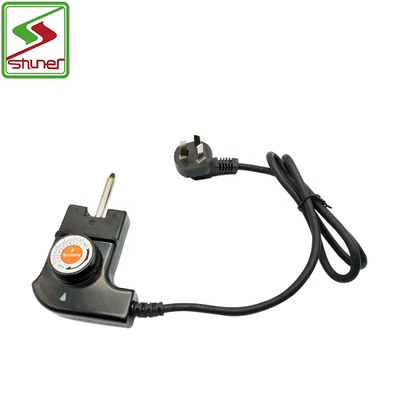 Popular Manufacturer 10A Temperature Thermostat Plug Hot Plate &BBQ Grill Plug in Thermostat