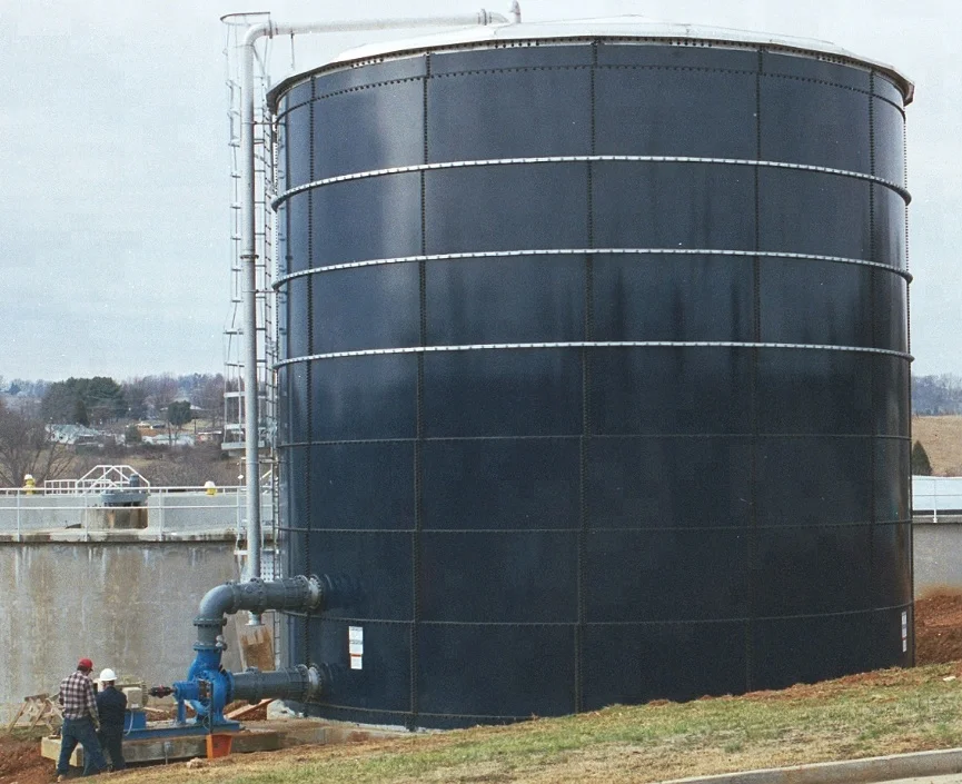 BSL Custom large size 50000 liter enamel assembly water storage tank