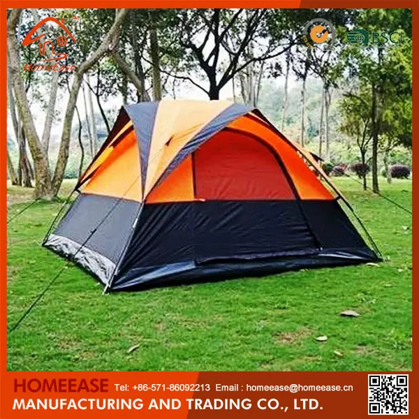 Portable foldable trekking tent for camping