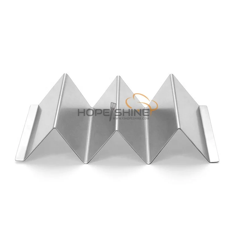 Stainless steel mexican food taco holder stainless steel taco stand holder