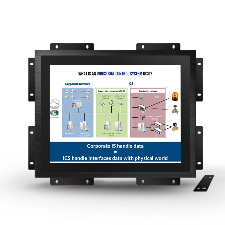 Открытой рамки 10.4 дюймов емкостный сенсорный ЖК-экран монитора панель с 24 В вход постоянного тока