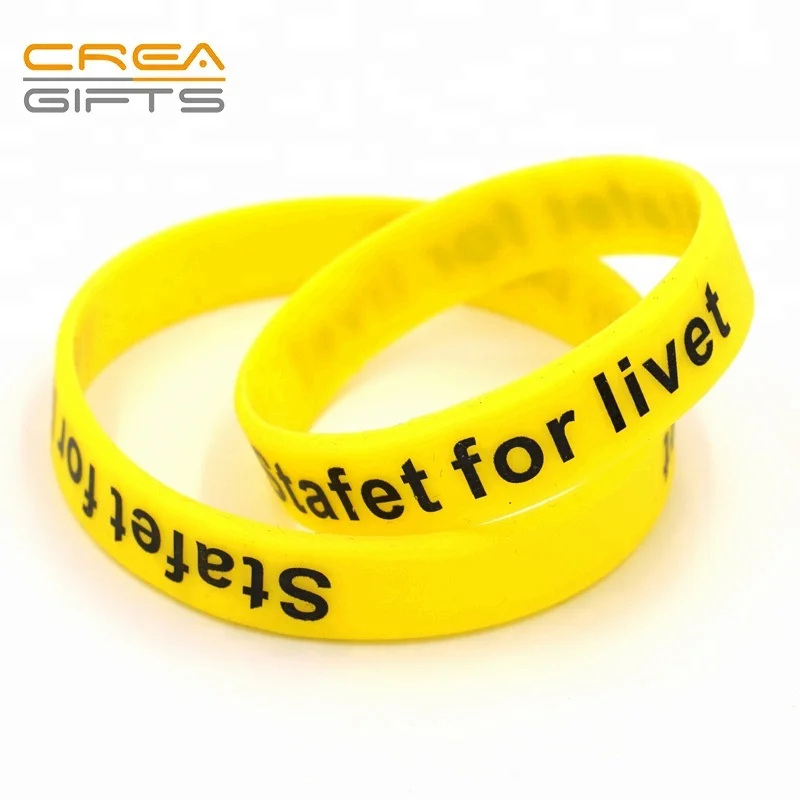 2024 Newest Custom Blank Event Imprinted Silicone Wristband For Promotion Bracelets Gifts
