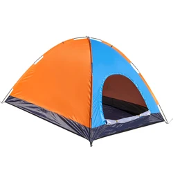 Hot sale Anti UV 6 person outdoor large family camping equipment tent