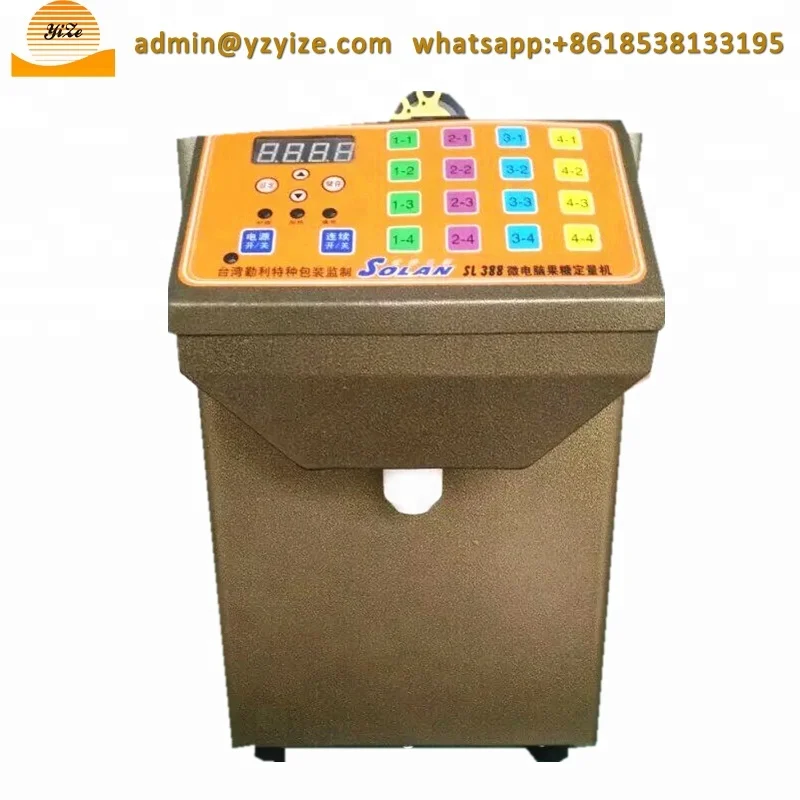 
Fructose Dispenser Machine For Bubble Tea Store / Fructose Filling Machine 