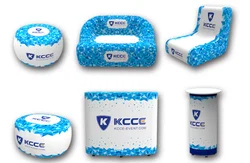 KEEC manufacture air sofa Custom Logo Customized Fabric kids inflatable sofa Wholesale in China