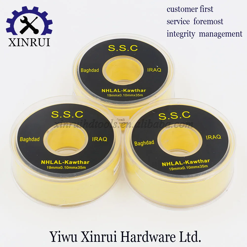 Wholesale Yellow PTFE Seal Tape