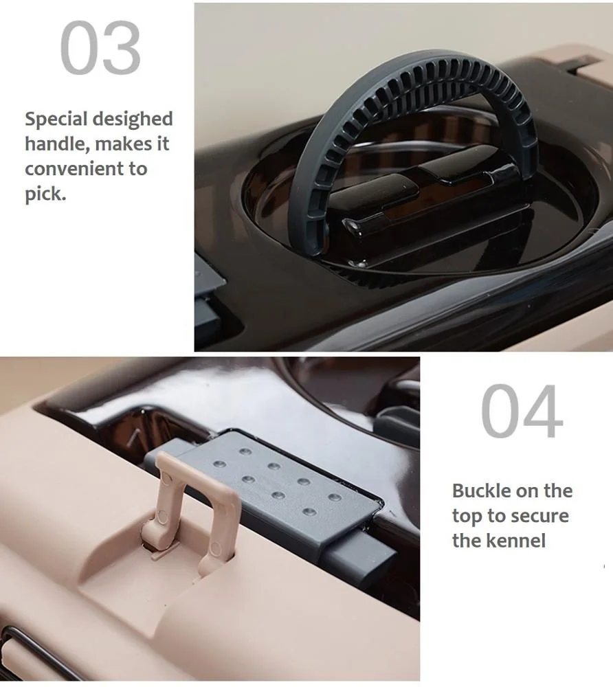 Portable Airline Approved Pet Kennel Cats Travel Cage Car Travel Vet Visit Dogs Carrier Crate Outdoor Kennel