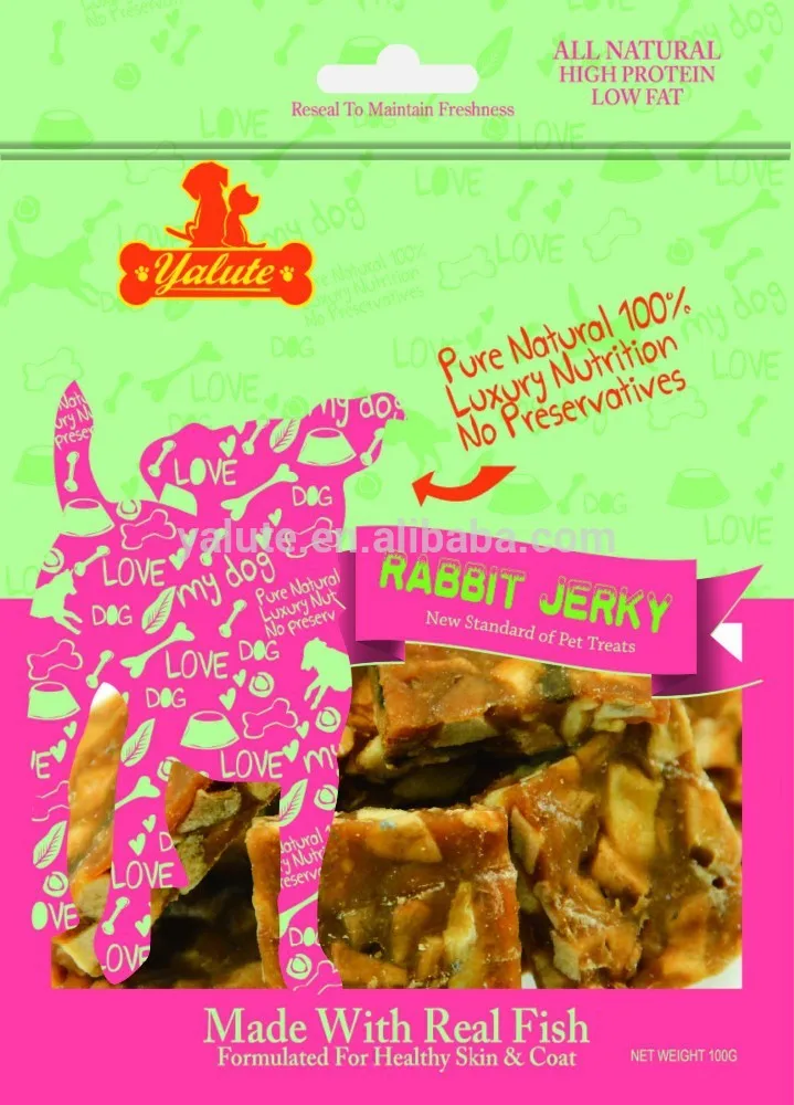 кролик и фрукты/бит овощ собака лечения в упаковке мешки