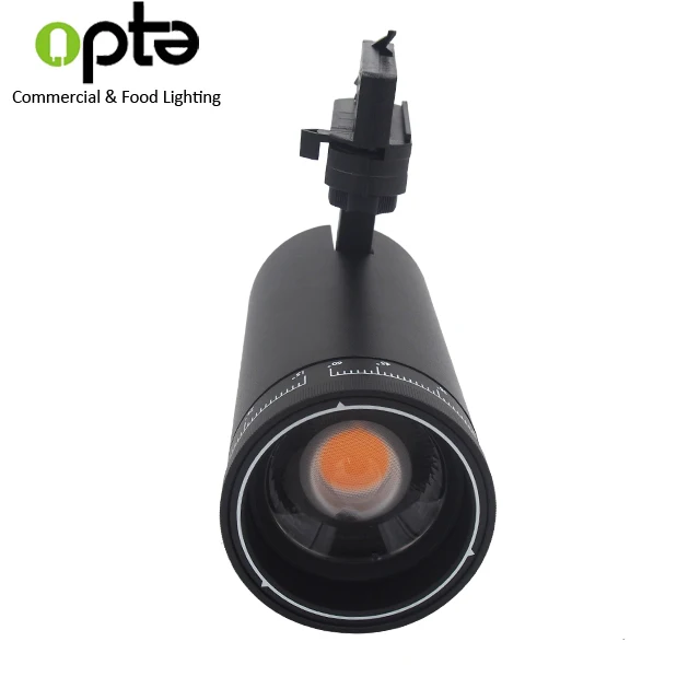 
COB LED Track light zoomable dimmable trackspot light High CRI for Museum Gallery Track lighting 