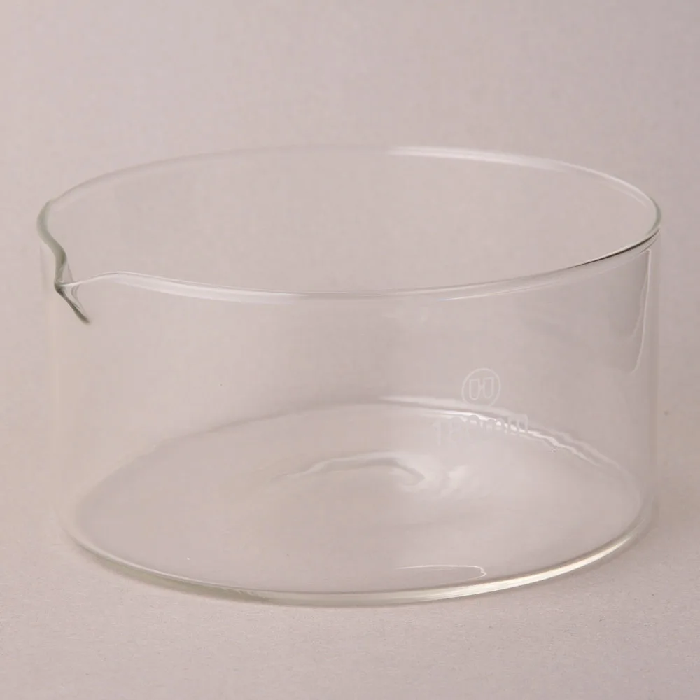
HUAOU Lab chemical Laboratory 80mm Flat bottom Borosilicate Glass Crystallizing Dish 
