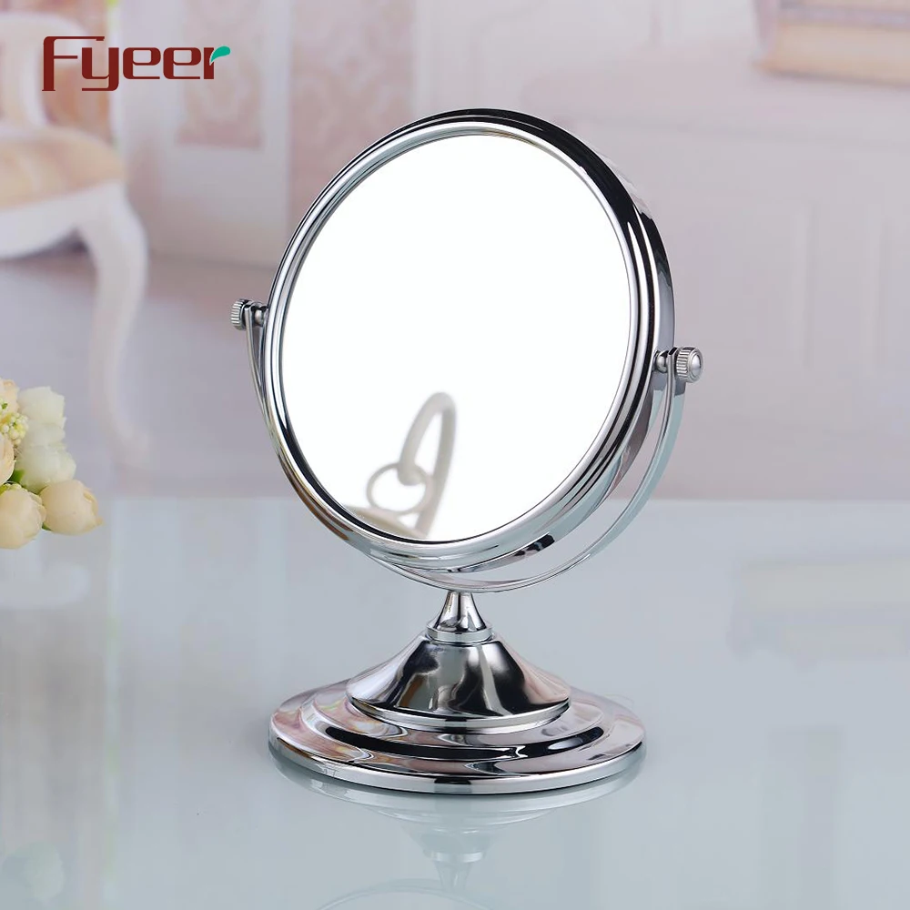 Fyeer Привлекательный двойной боковой круглый увеличение макияж зеркало для красоты