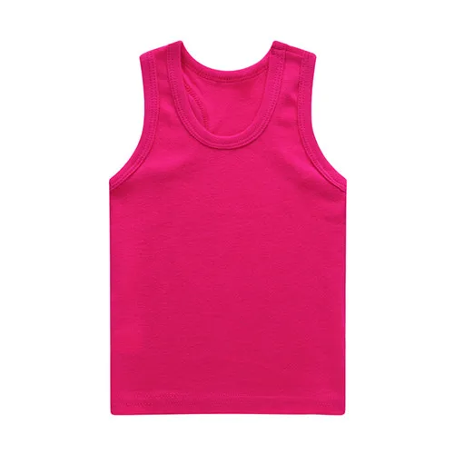 
Make Your Design Custom Tank Top for Girls Boys,100% Cotton Child Vest Custom Printing 