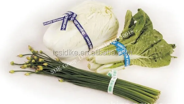 Vegetable Use tape bopp packing tape for vegetables bunding in supermarkets or food market