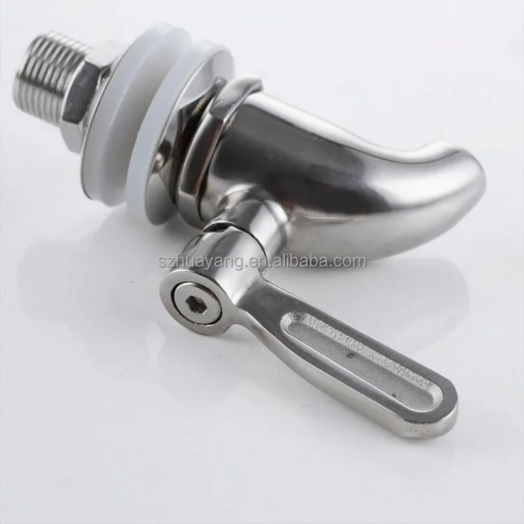 Stainless Steel 304 Polished Beverage Dispenser Replacement beer Faucet