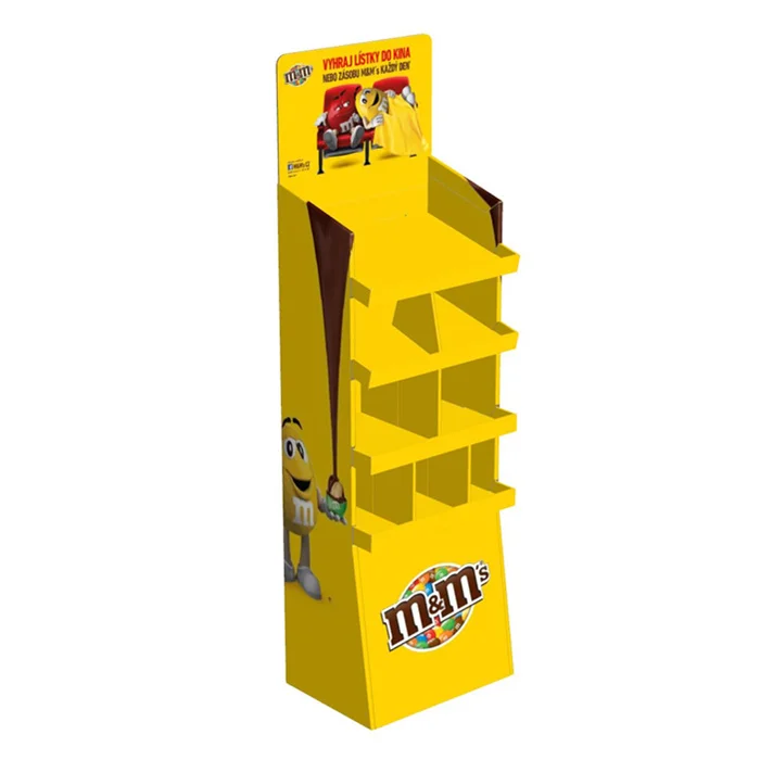 2024 HOT Free New Custom Design High Quality Promotion Recyclable Pos Chocolate Display Stand